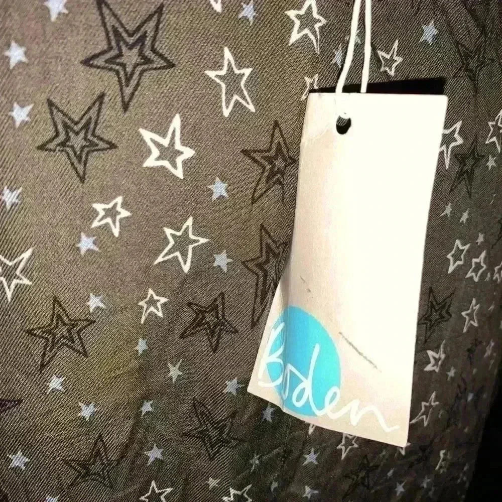 NWT Boden Green Star Print Vanessa Shift Dress Size 16 - Picture 2 of 4